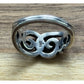 James Avery Retired Sterling Silver Swirl Gentle Waves Ring Size 7