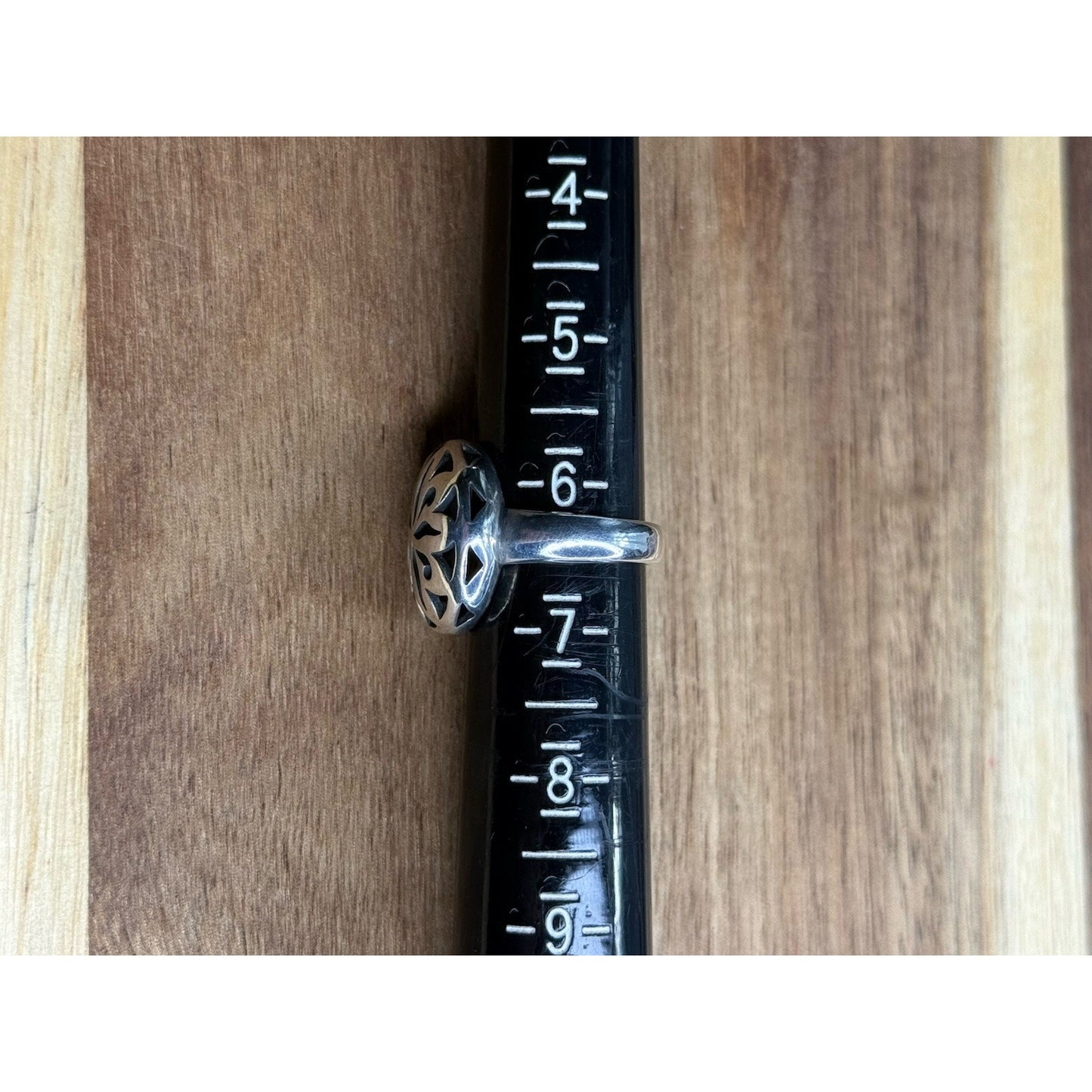 James Avery Retired Sterling Silver Moroccan Ring Size 6.5