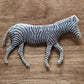 Vintage Taxco Sterling Silver Zebra Brooch Pin 18.4g Signed TSM STER Mexico
