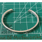 Pre owned James Avery RETIRED Sterling Silver Philippians 4:13 Scripture Cuff Bracelet 42g