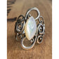 Carolyn Pollack CP 925 Sterling Silver Mother of Pearl Filigree Ring Size 8.5