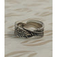 Pre owned James Avery Retired Sterling Silver Birds of A Feather Ring Size 8.5