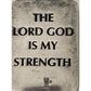Pre Owned James Avery Rare Retired James Avery Logo Pendant The Lord God Is My Strength