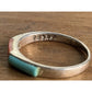 Peyote Bird Sterling Silver Southwestern Multi Stone Inlay Band Ring Size 5