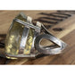 Vintage Sterling Silver Pear Cut Yellow Quartz Cocktail Statement 28g Ring 8.5