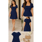 Brand New Lilly Pulitzer Brinley Stretch Dress Navy Jacquard Sz M SOLD OUT!!