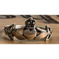 Sterling Silver Irish Claddagh Ring Love Loyalty Friendship Ring Size 10