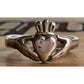 James Avery Retired Sterling Silver Claddagh Heart Ring Size 6.5