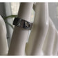 Sterling Silver Dog Ring Paw Print Band 925