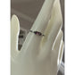 Sterling Silver Pink Marquise Gemstone Ring – Black Spinel & CZ Accents Size 10