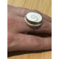 Shiva Eye Shell Pacific Cat's Eye Ring Size 8.5 Boho Beach Ring Healing Ring