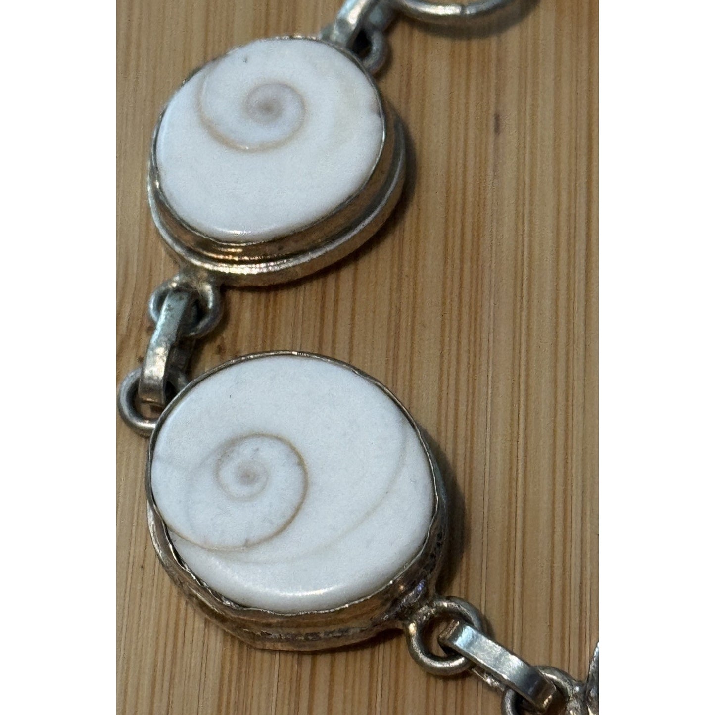 Natural Shiva Eye OR Gomati Chakra 925 Sterling Silver Unisex Healing Bracelet