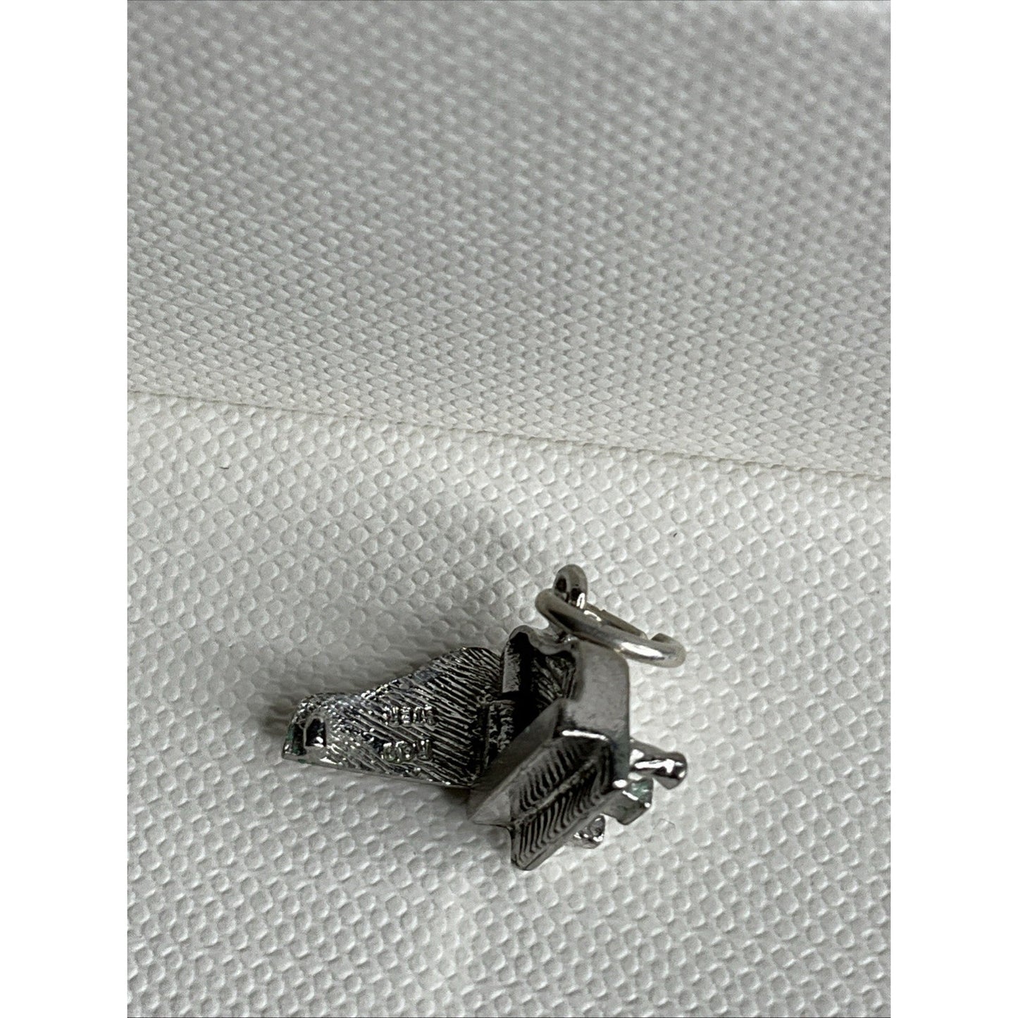 Vintage Sterling Silver Grand Piano Charm Pendant Musician Music Theme