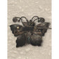 Vintage Sterling Silver Turquoise Butterfly Brooch Southwestern Natural Matrix