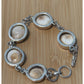 Natural Shiva Eye OR Gomati Chakra 925 Sterling Silver Unisex Healing Bracelet
