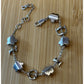 Vintage 2004 Christian Dior Girly Crystal DIOR Flower Bracelet Galliano 6.5 - 8”