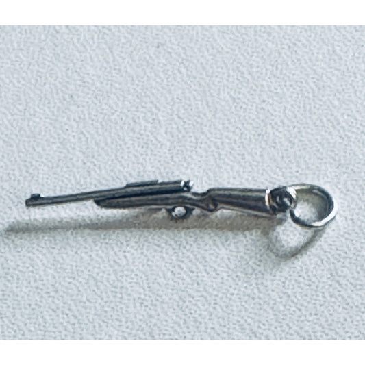 Pre Owned James Avery Retired 3D Bolt Action Rifle Charm