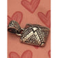 Vintage Bali Sterling Silver Box Pendant Signed 925 MD Ornate Amulet Style 1”