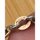 Vintage Italy Sterling Silver Oval Beaded Textured Station Dainty Bracelet 7”