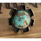 Vintage Sterling Silver Turquoise Ring Size 12 Large Statement Southwest Ring