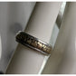 James Avery Retired Sterling Silver And 14K Gold Eternity Heart Band Ring Size 6