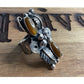 Esperanza Mexico 925 Sterling Silver Goldstone Ring Floral Adjustable Size 7.5