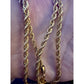 Vintage Signed AVON Gold Tone Rope Chain Necklace 20” Twisted Link 17g MINT
