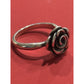 James Avery Retired Sterling Silver Rose Blossom Ring Size 9 Pre-Owned