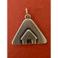 Pre owned James Avery Retired RARE Sterling Silver Teepee Camping House Charm