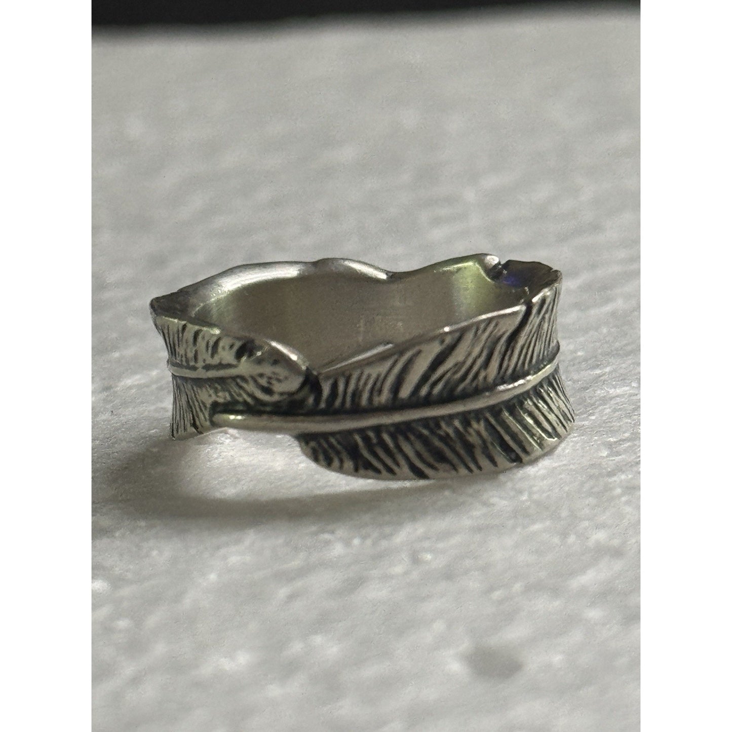 Pre owned James Avery Retired Sterling Silver Birds of A Feather Ring Sz 7 W/JA Box