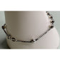 Italy 925 Sterling Silver Beaded Ball Box Chain Bracelet 7.5" 6g