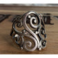 Retired James Avery Open Sorrento Sterling Silver Ring Size 8