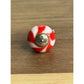 James Avery Retired Sterling Silver & Enamel Christmas Gnome Glass Finial Charm