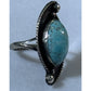 Vintage LMV Luis Martinez Vazquez Turquoise Sterling Silver Taxco Ring Size 6