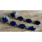 SJM Sterling Silver London Blue Topaz Dangle Drop Earrings White Accent Stones