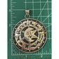 Taxco Mexico FRR Sterling 925 Zodiac Sun Moon Pendant Eagle 3 20.9g Vintage Mint