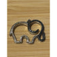 Kay Jewelers 1/10 Tow Blue And White Diamond Elephant Pendant