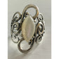 Carolyn Pollack CP 925 Sterling Silver Mother of Pearl Filigree Ring Size 8.5