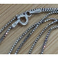 Vintage Italian Madonna Virgin Mary Pendant with Italy Sterling Silver Necklace