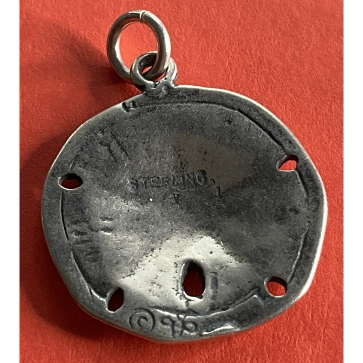 Vintage 925 Sterling Silver Sand Dollar Charm