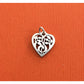 James Avery Retired Sterling Silver Music Note Treble Clef Heart Charm Pre-Owned