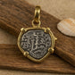 Vintage ATI Sterling Replica Spanish Shipwreck Cob Coin Dolphin Nautical 1”