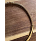 Vintage Monet Gold Tone Rare Mesh Collar Necklace Sculptural Statement Signed