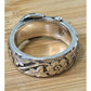 James Avery Retired Belt Buckle Floral Ring Sterling Silver Ring Size 6.5