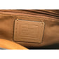 COACH KRISTY Shoulder Bag In Color Block Signature Canvas Khaki And Dark Brown