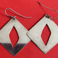 Pre-Owned James Avery Retired Sterling Silver Forged Geometric Earrings