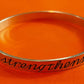 Pre-Owned James Avery Retired Sterling Silver Philippians 4:13 I Can Do All Things Bangle