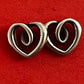 Pre-Owned James Avery Retired Sterling Silver Heart Strings Earrings