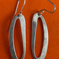 Pre-Owned James Avery Retired Sterling Silver Geometric Hook On Earrings