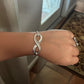 Pre-Owned James Avery Retired Sterling Silver Infinity Hook On Bracelet